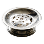 Moule  beurre coquillor en mtal argent, 1950