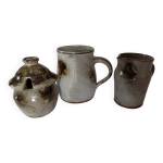 Mug, sucrier et pichet  lait - atelier chantal et thierry robert