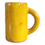 Mug en terre cuite vernisse moutarde sign - tasse
