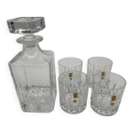 Nachtmann, service  whisky en cristal, carafe et 4 verres