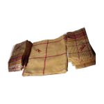 Nappe et 11 serviette en coton monogramm vg ou vc