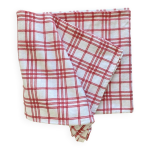 Nappe 6 / 8 couverts brode  laura ashley  anne 80's - coton - 165x145