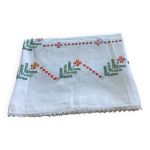 Nappe ancienne brode