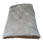 Nappe ancienne en crochet fait main