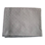 Nappe ancienne damass�e, monogramm�e 210x140cm