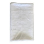 Nappe ancienne initiales brods main  yf  - satin de coton - 160x160cm