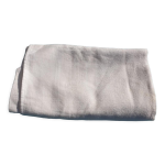 Nappe ivoire damasse monogramme 160x145