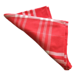Nappe rectangulaire en coton rouge vichy Nappe rectangulaire en coton rouge vichy