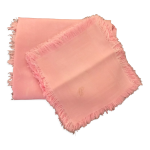Nappe rose damass�e ancienne