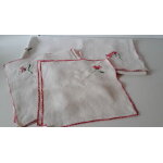 Nappe pour le th et serviettes anne 60