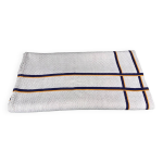 Nappe tissu basque  rayures jaunes et marines