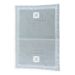 Napperon brod lin blanc vintage