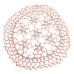 Napperon fait main en coton état neuf diamètre 28 cm Napperon fait main en coton état neuf diamètre 28 cm