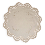Napperon rond brod et crochet