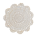 Napperon rond vintage 14