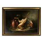 Nature morte du xixme sicle d alfred arthur brunel de neuville
