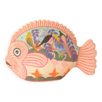 Objet dcoratif poisson rose dcor tropical