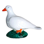 Oiseau en c�ramique �maill�e, sign� vallauris