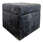 Ottoman en patchwork de sede