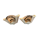 Paire d'appliques 1950 plâtre Paire d'appliques 1950 plâtre