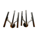 Paire d'appliques chandelier sciolari, annes 70