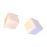 Paire d'appliques  edge , par alessandro mendini pour artemide, italie