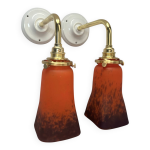 Paire d appliques murales art deco