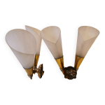 Paire d'appliques murale vintage