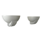 Paire d appliques vintage, plâtre, france 1970 Paire d appliques vintage, plâtre, france 1970