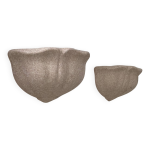 Paire d applique vintage, pl�tre mouchet�e ros�e, france, 1970