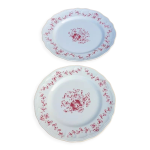 Paire assiettes brighton salins