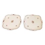 Paire d'assiettes  dessert moulin des loups st amand largeur 18 cm