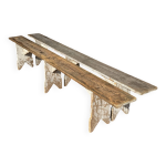 Paire de bancs de vignerons bordelais, france 1950