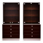 Paire de biblioth�ques italiennes abbondinterni, milan, vers 1970