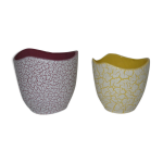 Paire de cache - pot des ann�es 50