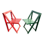 Paire de chaises aldo jacober