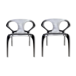 Paire de chaises ava bridge par song wen zhong pour roche bobois Paire de chaises ava bridge par song wen zhong pour roche bobois