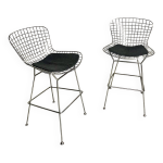 Paire de chaises de bar harry bertoia