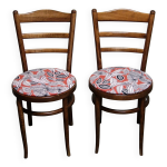 Paire de chaises bistro baumann vintage