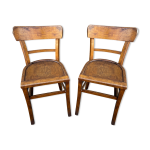 Paire de chaises bistrot
