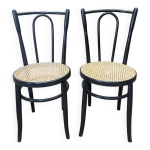 Paire de chaises bistrot cannes