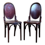 Paire chaises bistrot horgen - glaris années 20 Paire chaises bistrot horgen - glaris années 20