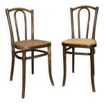 Paire de chaises bistrot thonet n56