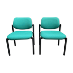 Paire de chaises de bureau vintage martin stoll champenay Paire de chaises de bureau vintage martin stoll champenay