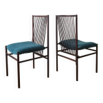 Paire de chaises design brsilien, joaquim tenreiro, 1950