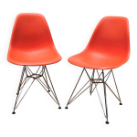 Paire de chaises dsr, charles & ray eames Paire de chaises dsr, charles & ray eames