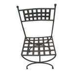 Paire de chaises en fer forg