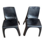 Paire de chaises kartell 4850 castiglioni gaviraghi lanza