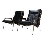 Paire de chaises longues modle 1611 par rob parry pour de ster gelderland, 1952