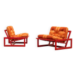 Paire de chaises longues carlotta par tobia & afra scarpa pour cassina, italie Paire de chaises longues carlotta par tobia & afra scarpa pour cassina, italie